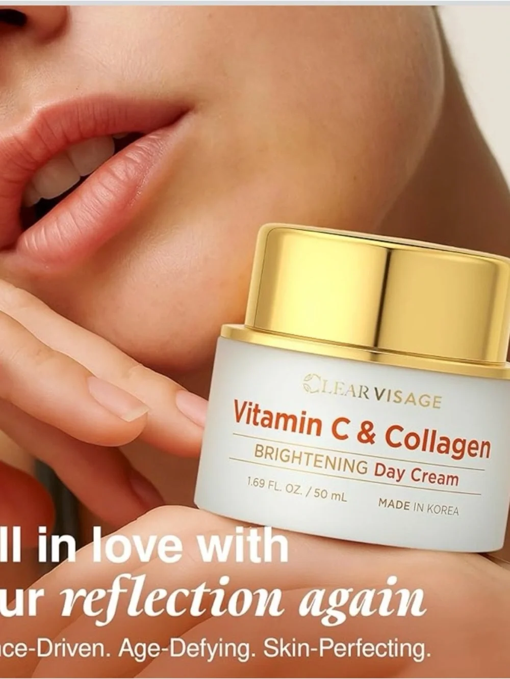 Clear Visage Vitamin C & Collagen Brightening Day Cream - 1.69 fl oz NIB